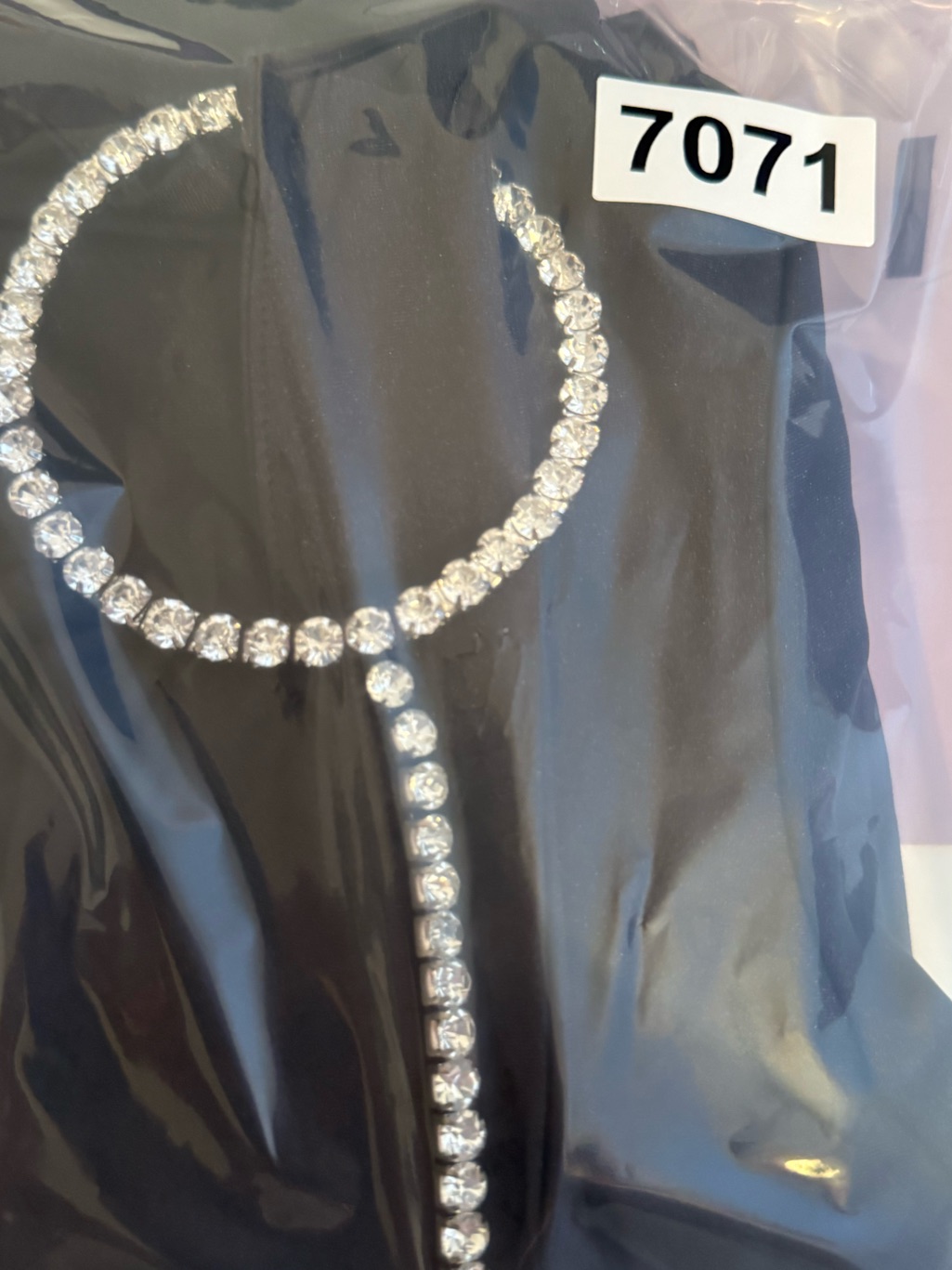 Khanum’s Rhinestone Single Sleeve Jumpsuit — image 7 of 7